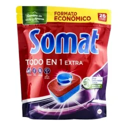 Lavavajillas Somat Todo en 1 Extra 26 pastillas 2