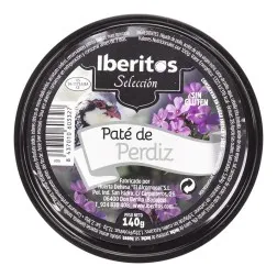 Paté de perdiz Iberitos 140 g 2