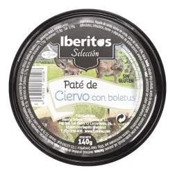 Paté de ciervo con boletus Iberitos 140 g 2
