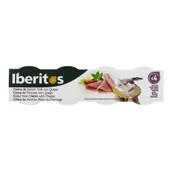 Crema de jamón York con queso Iberitos 4x23 g 2
