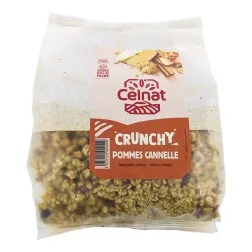 Cereales crunchy de avena manzana y canela ecológicos veganos Celnat 500 g