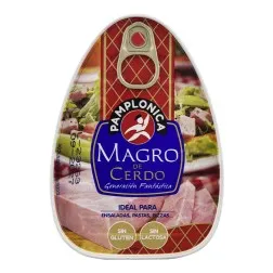Magro de cerdo cocido en su jugo Pamplonica lata 220 g 2