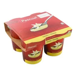 Yogur de vainilla Pascual 4x120 g 2