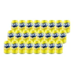 Fanta limón 33 cl pack 24 latas 2