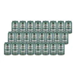 Cerveza Mahou clásica 33 cl pack 24 latas 2