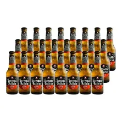 Cerveza Estrella Galicia Especial 25 cl pack 24 botellines 2
