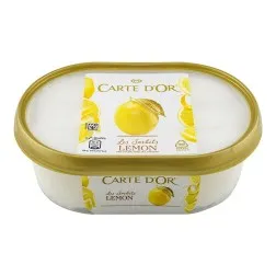Helado sorbete de limón Carte D'or tarrina 1 litro 2