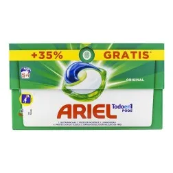 Detergente Ariel Pods Todo en 1 Original 25 cápsulas + 9 gratis 2