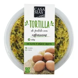 Tortilla de patata con espinacas Casa Mas 650 g 2