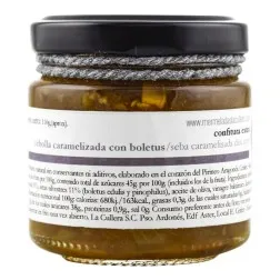 Confitura de cebolla caramelizada y boletus extra La Cullera 110 g 2