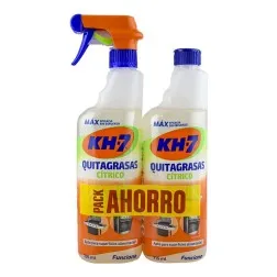 Quitagrasas KH7 Cítrico spray 715 ml + Recambio 715 ml