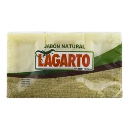 Jabón natural para ropa en pastilla Lagarto 3x200 g 2