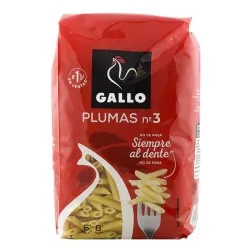 Macarrones plumas nº 3 Gallo 450 g 2