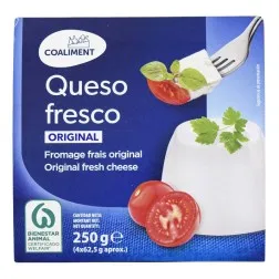 Queso fresco Coaliment 4x62.5 g 2