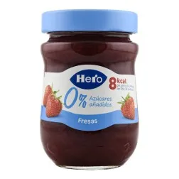 Confitura de fresa 0% azucares añadidos Hero 280 g 2