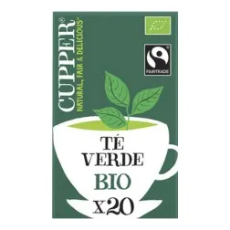 Infusión té verde ecológica BIO Cupper 20 bolsitas 2