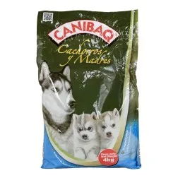 Pienso para perros cachorros y madres Canibaq saco 4 kg 2