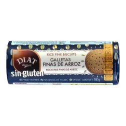 Galletas finas de arroz sin gluten Diat Rádisson 180 g 2