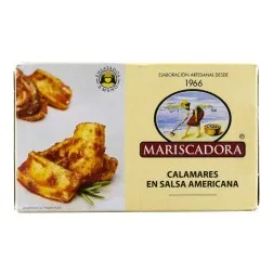 Calamares en salsa americana Mariscadora lata 110 g 2