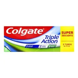 Pasta de dientes Colgate Triple Action 2x75 ml 2
