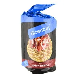 Tortitas de maíz sabor jamón ibérico Bicentury 123.5 g 2