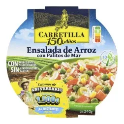 Ensalada de arroz con palitos de mar Carretilla bol 240 g 2