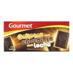 Galletas con chocolate con leche Gourmet 12 ud 150 g 2