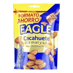 Cacahuetes fritos salados con miel Eagle bolsa 90 g 2