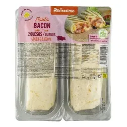 Flauta de bacon con 2 quesos Rikisssimo 2x137 g 2