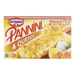 Baguettes Pannini 4 quesos Dr. Oetker 2x125 g 2