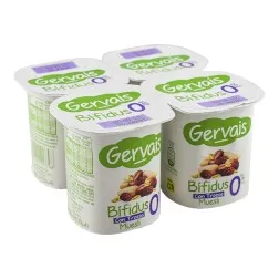Yogur con bífidus y trozos de muesli sin azúcar Gervais 4x120 g 2