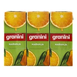 Néctar de naranja a partir de concentrado Granini 3x200 ml 2