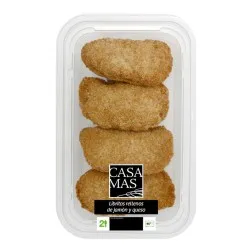 Libritos rellenos de jamón y queso Casa Mas 2 raciones 320 g 2