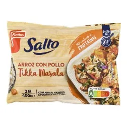 Arroz con pollo Tikka Masala Findus Salto bolsa 400 g 2