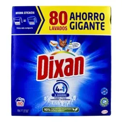 Detergente en polvo Dixan 4 en 1 80 lavados tambor 3.96 kg 2
