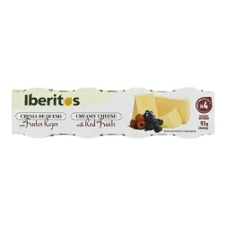 Crema de queso con frutos rojos Iberitos 4x23 g 2