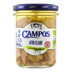 Atún claro en aceite de oliva Campos tarro 180 g 2