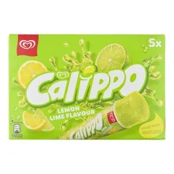 Helado Calippo sabor lima-limón 5 ud caja 525 ml 2