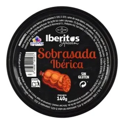 Sobrasada ibérica sin gluten Iberitos lata 140 g 2
