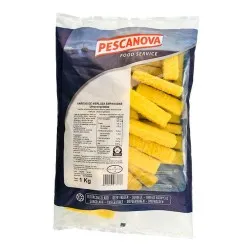 Varitas de merluza empanadas Pescanova bolsa 1 kg 2