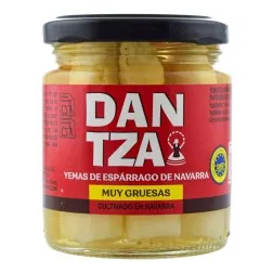 Yemas de espárrago blanco de Navarra muy gruesas Dantza bote 230 g 2