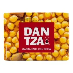 Garbanzos con sepia Dantza lata 400 g 2