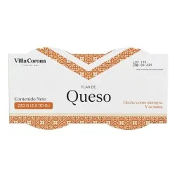 Flan de queso Villa Corona 2x110 g 3