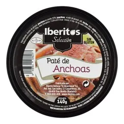 Paté de anchoas sin gluten Iberitos Selección lata 140 g 2