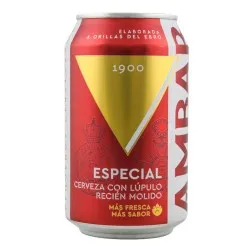 Cerveza Ambar Especial 33 cl pack 24 latas 3