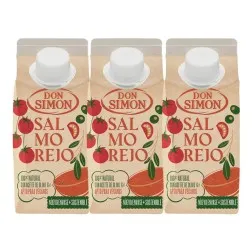 Salmorejo con aceite de oliva vegano 100% natural Don Simón brick 3x330 ml 2