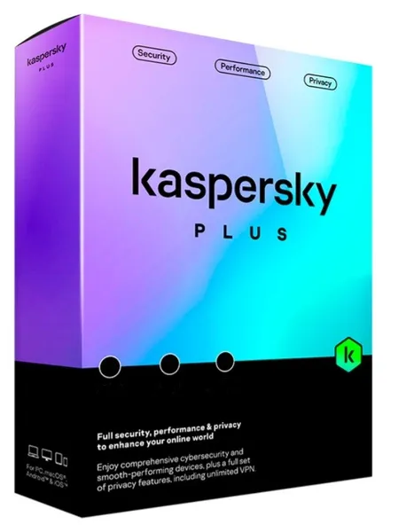 KASPERSKY PLUS 5 DISPOSITIVOS 2 AÑOS