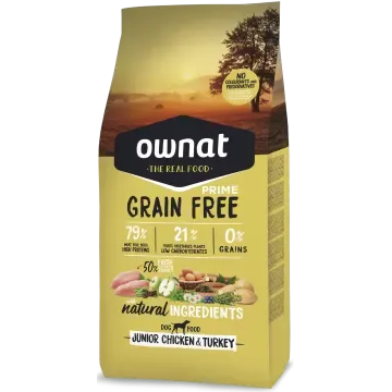 Ownat Prime Grain Free Junior Chicken & Turkey - 12 Kg 2