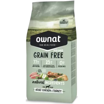 Ownat Prime Grain Free Adult Chicken & Turkey - 12 Kg 2