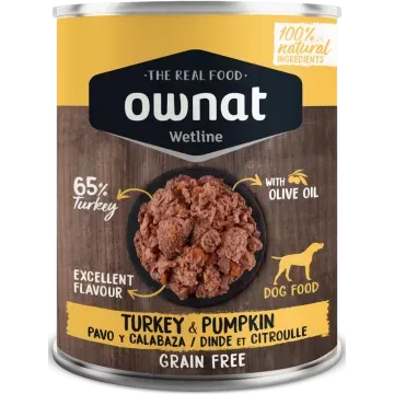 Ownat Wetline 395 gr Lata de Pavo con Calabaza - 395 gr 2